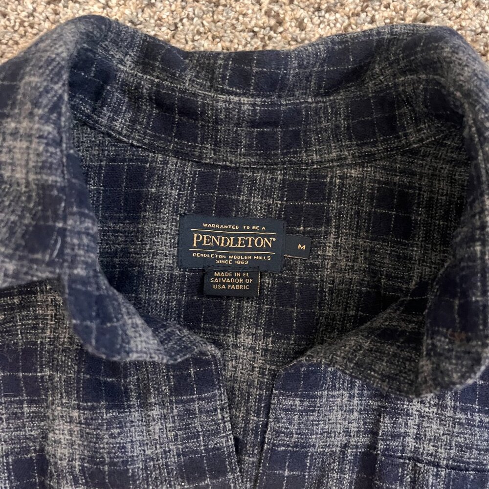 Pendleton 100% Virgin Wool Button-Down Lodge Shir… - image 3